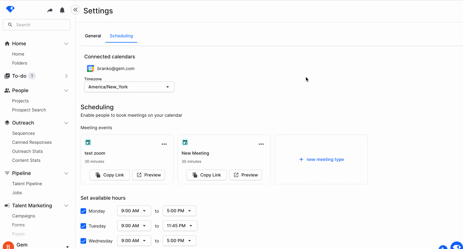 Zoom Integration Gem