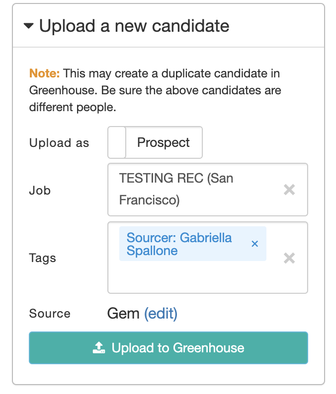 Candidate and prospect filters – Greenhouse Support